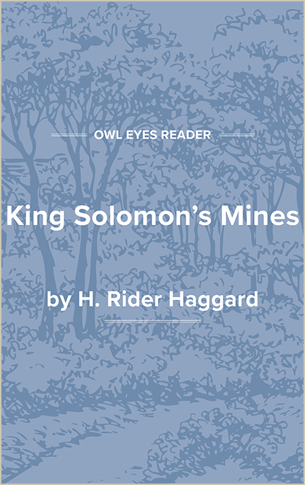King Solomon's Mines Cover Image