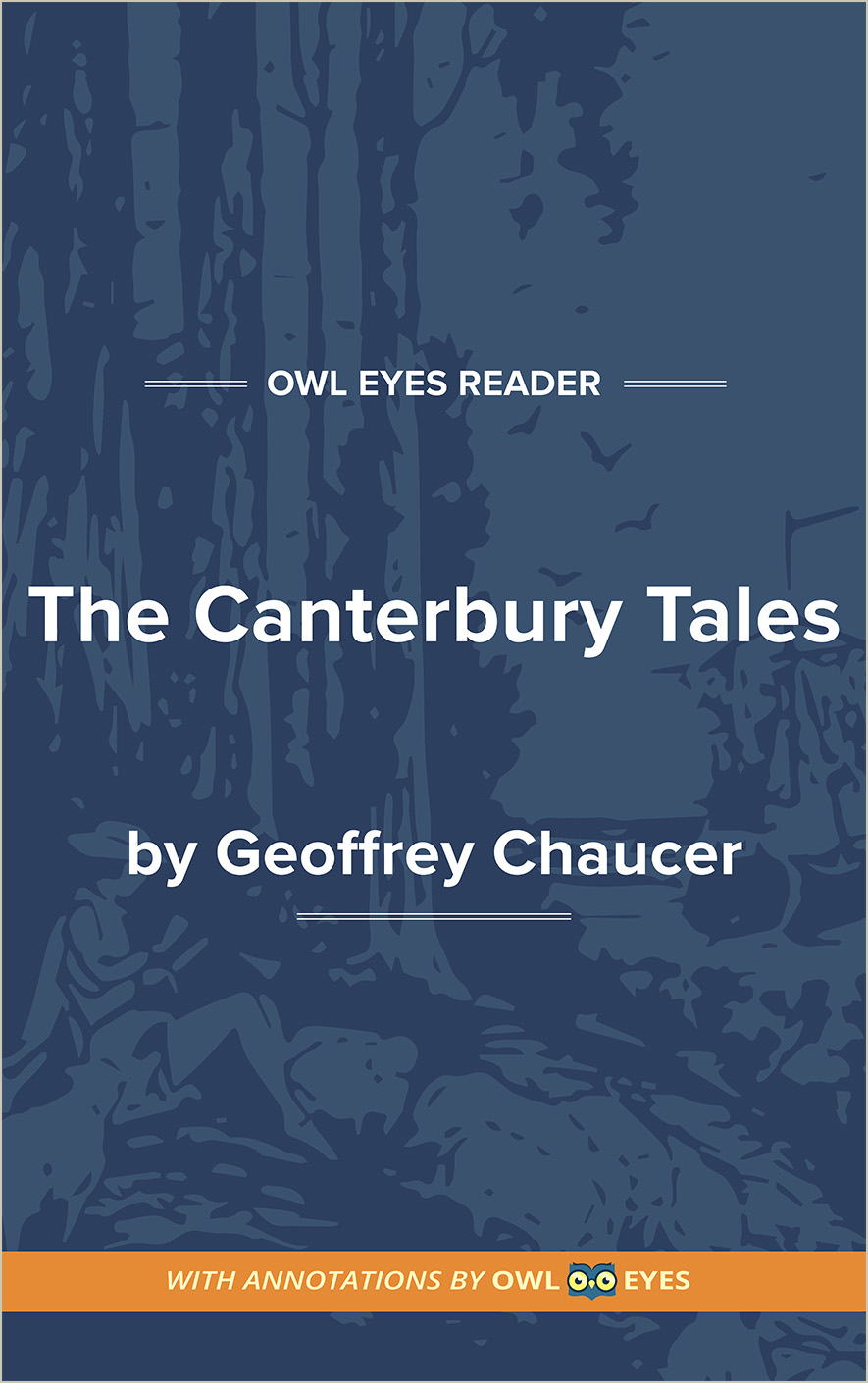 The Canterbury Tales Full Text and Analysis Owl Eyes