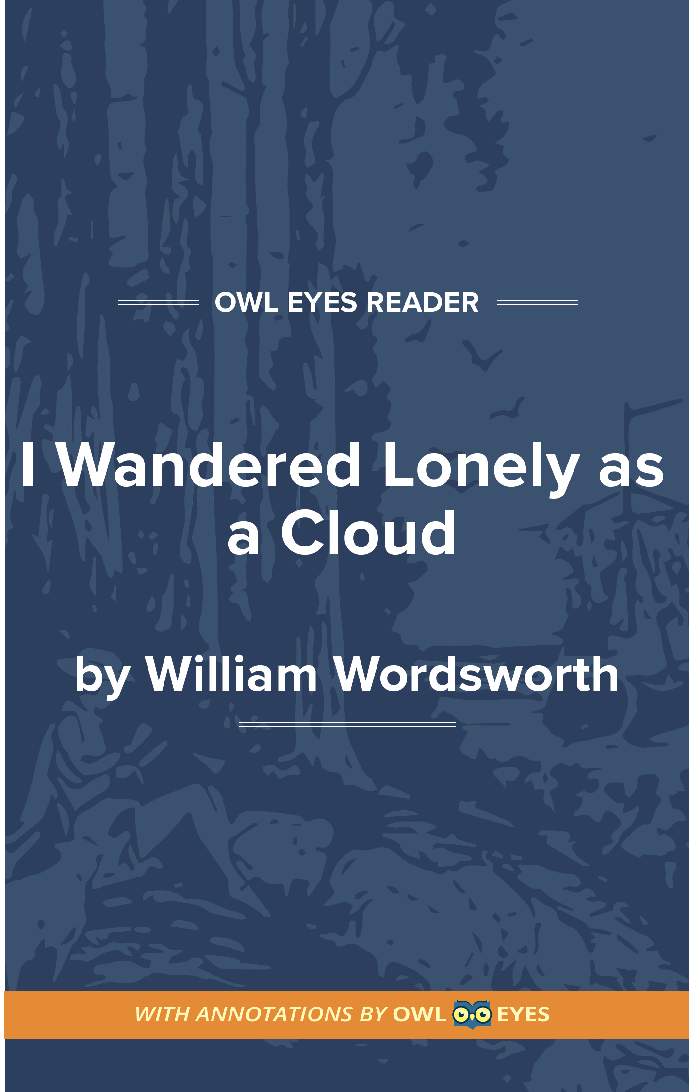 Literary Devices In I Wandered Lonely As A Cloud Owl Eyes