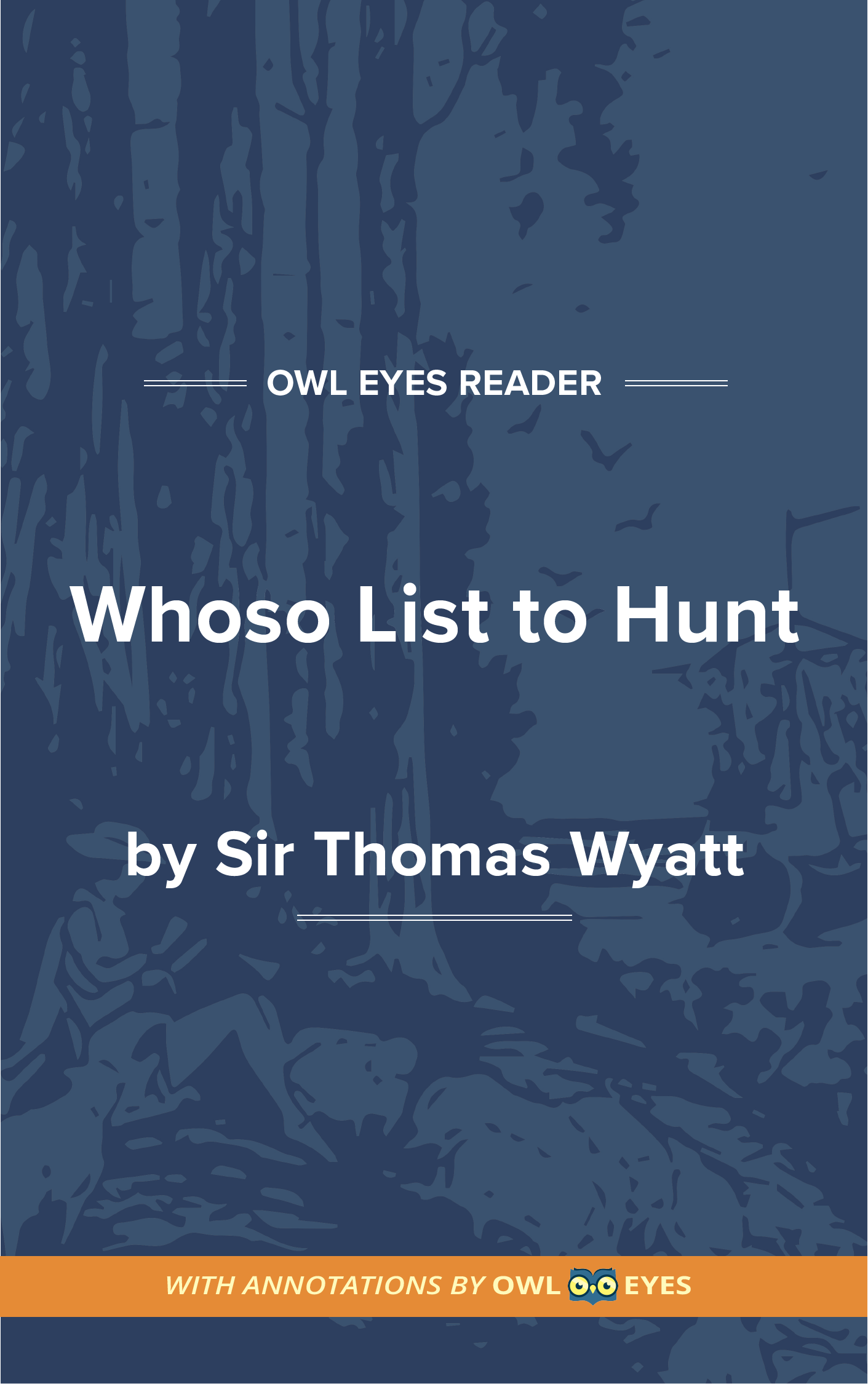 Whoso List to Hunt Cover Image