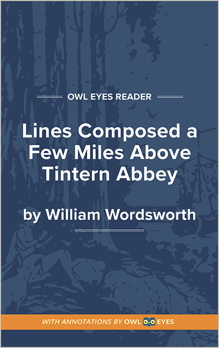 Lines Composed a Few Miles Above Tintern Abbey Cover Image