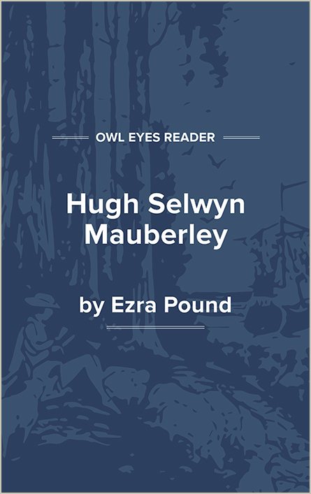 Hugh Selwyn Mauberley Cover Image