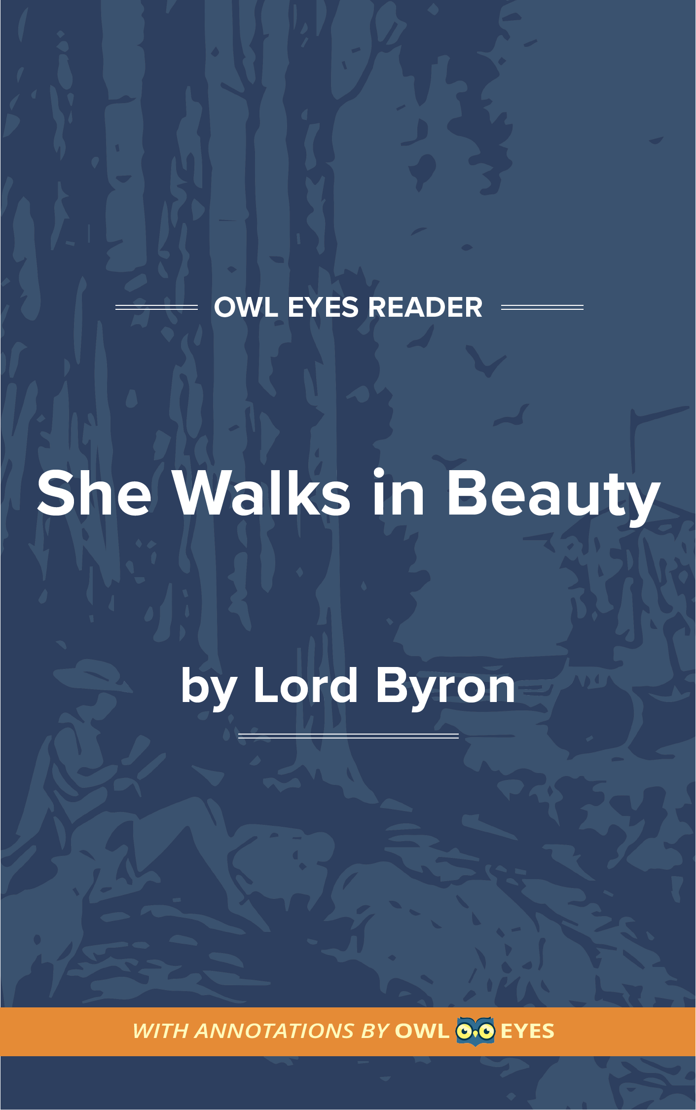 She Walks in Beauty Cover Image