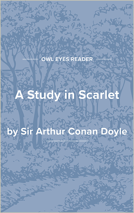 A Study In Scarlet Cover Image