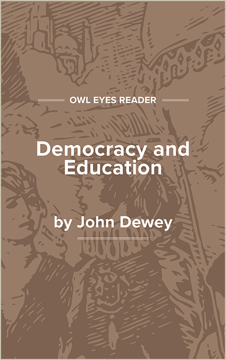 Democracy and Education Cover Image
