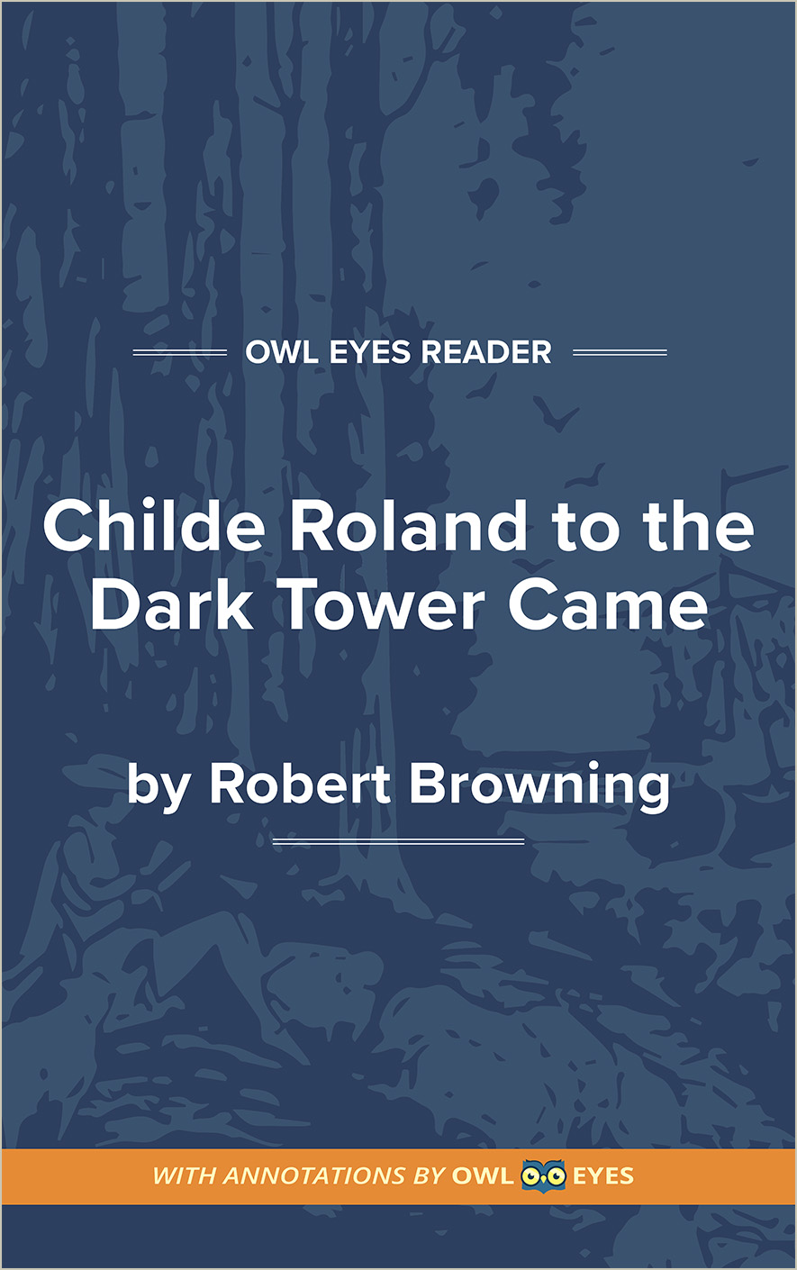 Childe Roland to the Dark Tower Came Cover Image