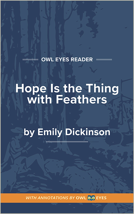 Hope Is the Thing with Feathers Cover Image