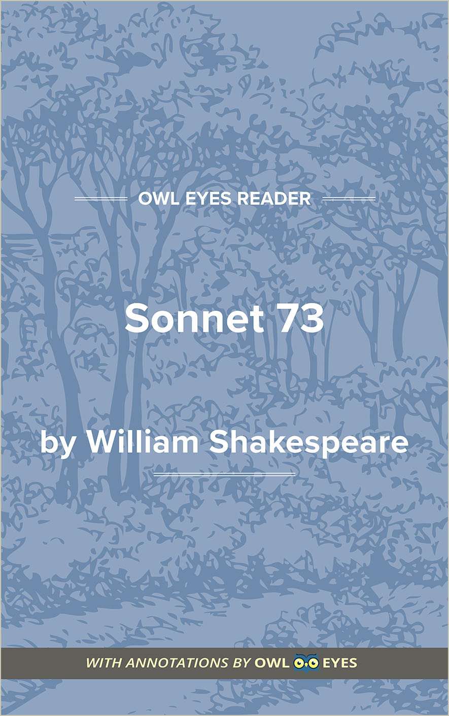 Sonnet 73 Cover Image