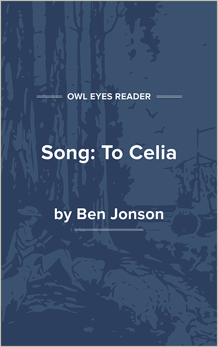 Song: To Celia Cover Image