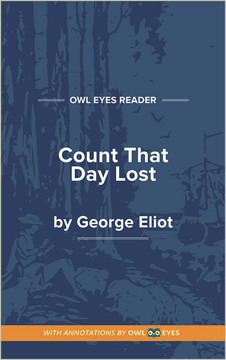 Count That Day Lost Cover Image
