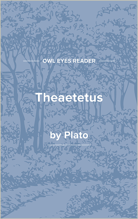 Theaetetus Cover Image