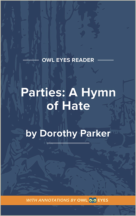 Parties: A Hymn of Hate Cover Image