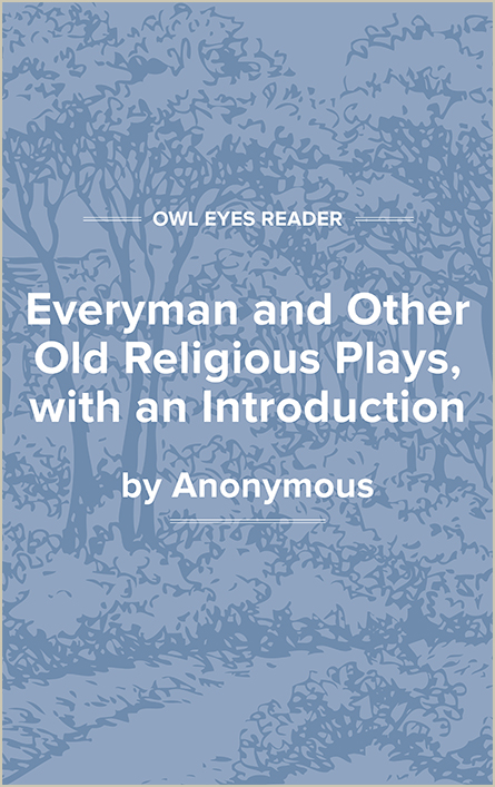 Everyman and Other Old Religious Plays, with an Introduction Cover Image