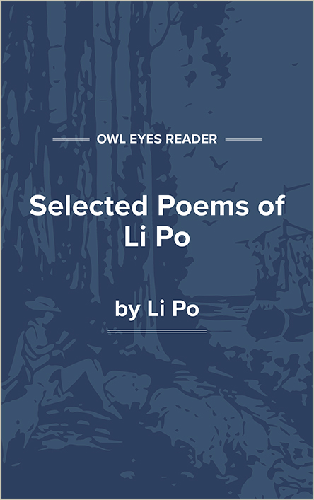 Selected Poems of Li Po Cover Image