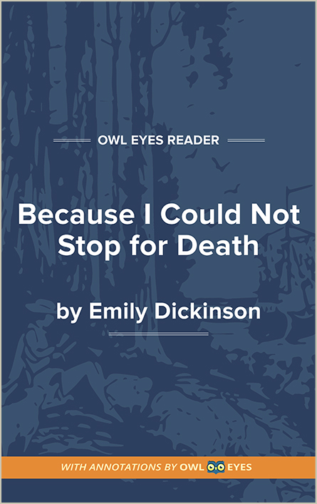 Because I Could Not Stop for Death Cover Image