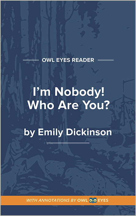 I'm Nobody! Who Are You? Cover Image