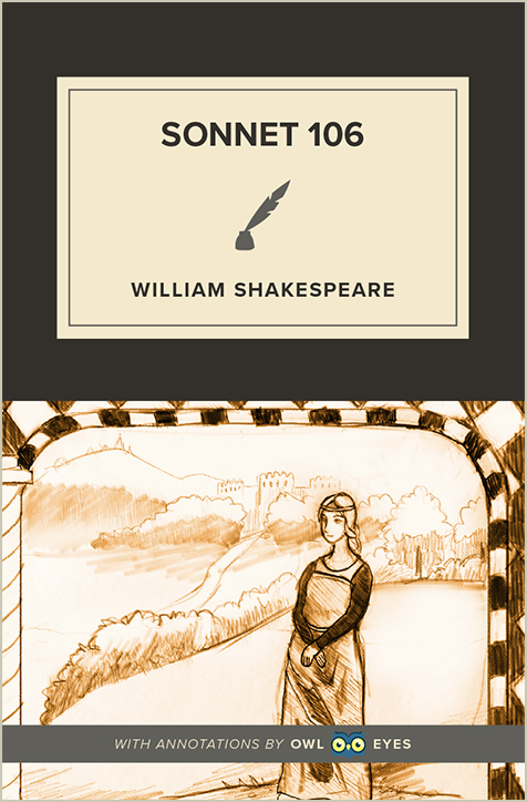 Sonnet 106 Cover Image