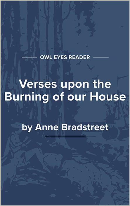 Verses Upon the Burning of Our House Cover Image