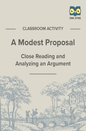 A Modest Proposal Argument Analysis Activity