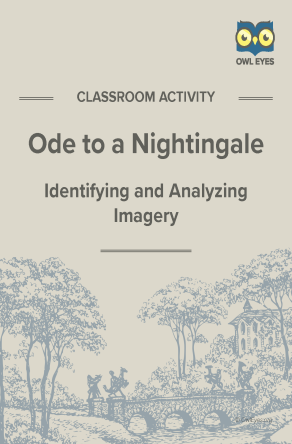 Ode to a Nightingale Imagery Activity