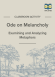 Ode on Melancholy Metaphor Activity page 1