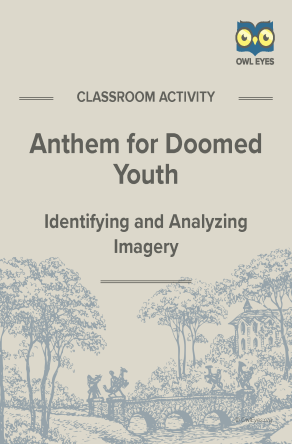 Anthem for Doomed Youth Imagery Activity