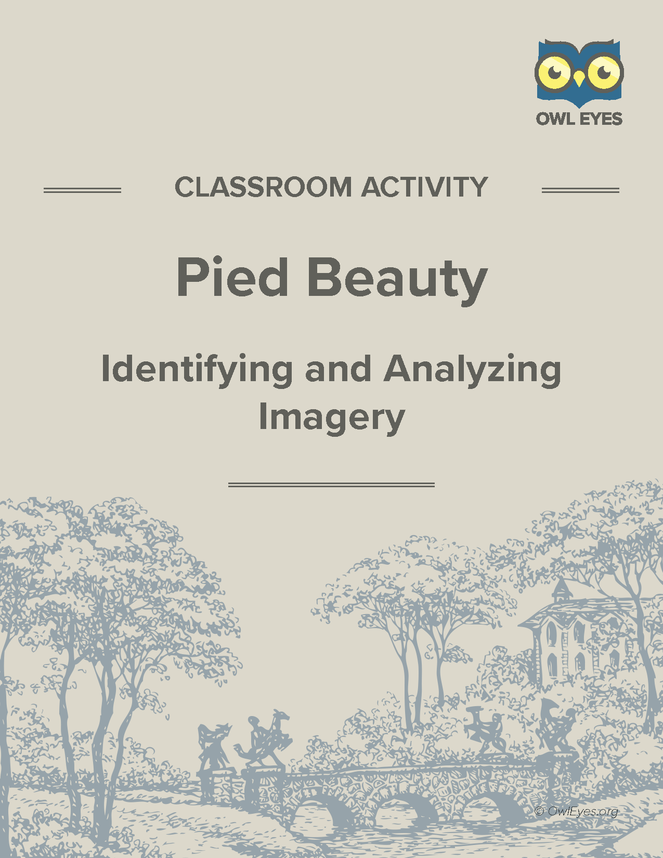 pied beauty line by line analysis