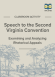 Speech to the Second Virginia Convention Rhetorical Appeals Activity page 1