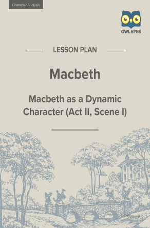 Macbeth Character Analysis Lesson Plan