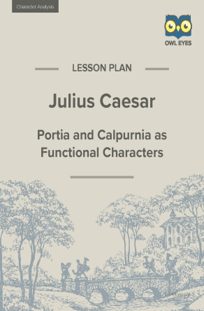 Julius Caesar Character Analysis Lesson Plan